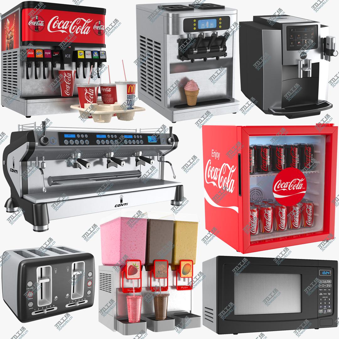 images/goods_img/202104093/3D Large Cafe Appliances Collection model/1.jpg